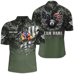 Camouflage US Flag Billiard Balls Shirts, Funny&hellip;