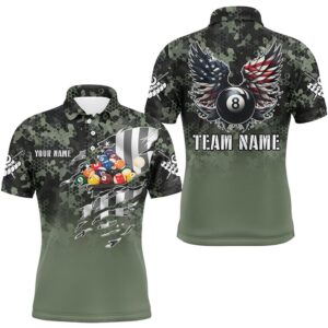 Camouflage US Flag Billiard Balls Shirts, Funny&hellip;