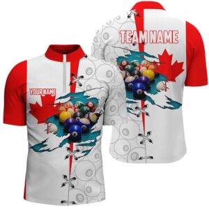 Canadian Flag 8 Ball Pattern Pool Balls&hellip;