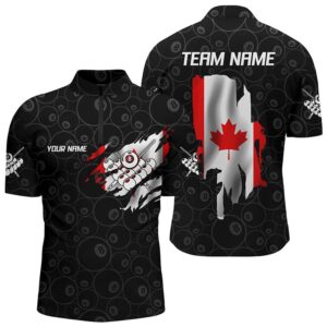 Canadian Flag 8 Ball Pool Billiards Jersey&hellip;
