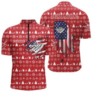 Christmas US Flag 8 Ball Pool Jersey&hellip;