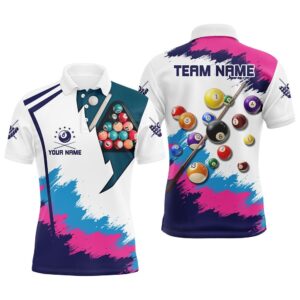 Colorful Billiard Shirts Custom 3D Pool Balls&hellip;