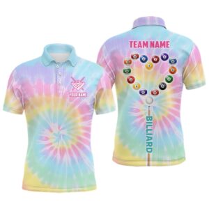 Colorful Tie Dye With Heart Unique Billiard&hellip;