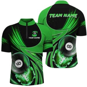 Custom 3D Green Jerseys Billiard 8 Ball&hellip;