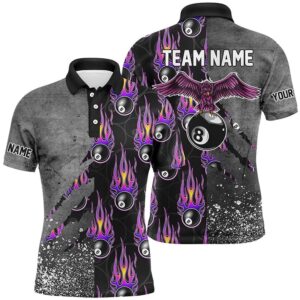 Custom Ball 8 Flame Grey Grunge Best&hellip;