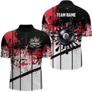 Custom Billiard 8 Ball Grunge Jersey Shirts,&hellip;