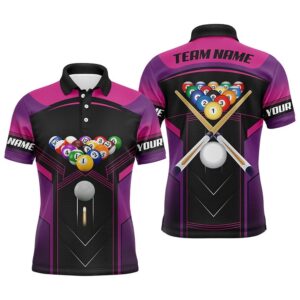 Custom Billiard Polo, Billiard Balls Team Polo&hellip;