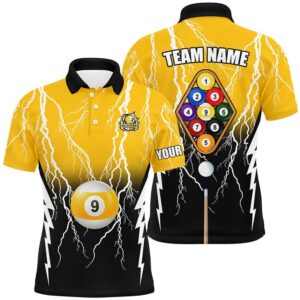 Custom Black Yellow 9 Ball Pool Thunder&hellip;