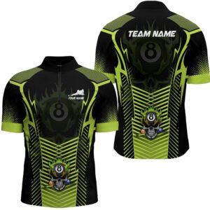 Custom Green Neon Billiard Balls 3D Skull&hellip;