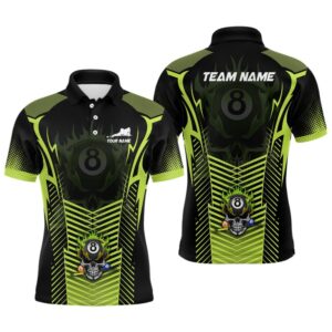 Custom Green Neon Billiard Balls 3D Skull&hellip;