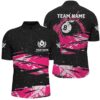 Custom Pink Skull Billiard I Beat People With A Stick Jersey Shirts, Personalized Billiard Team Jersey Shirt