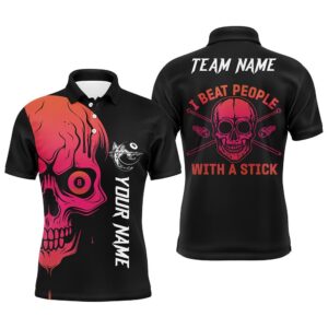 Custom Pink Skull Billiard I Beat People&hellip;