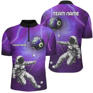 Custom Purple Galaxy Astronaut 8 Ball Pool&hellip;