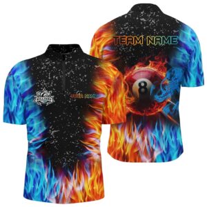 Customized Billiard Fire Water 3D Printed Jersey&hellip;