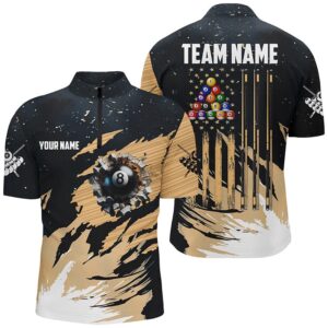 Customized Grunge American Flag 8 Ball Pool&hellip;