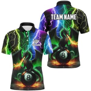 Dragon 8 Ball Pool Fire Billiard Shirts&hellip;
