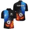 Fire And Water 8 Ball Pool Thunder Lightning Custom Billiard Shirts, Funny Billiard Jerseys, Personalized Billiard Team Jersey Shirt Fire And Water 8 Ball Pool Thunder Lightning Custom Billiard Shirts, Funny Billiard Jerseys, Personalized Billiard Team Jersey Shirt