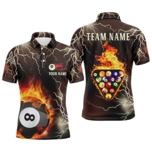Fire Flame Lightning Billiard Balls 3D Polo&hellip;