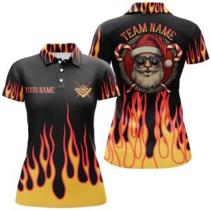 Funny Christmas Santa With Flame Custom Billiard&hellip;