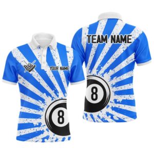 Funny Grunge Billiard 8 Ball Polo &&hellip;