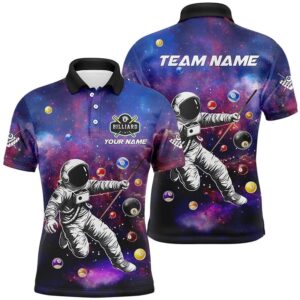Galaxy Astronaut Billiard Balls 3D Printed Shirt&hellip;