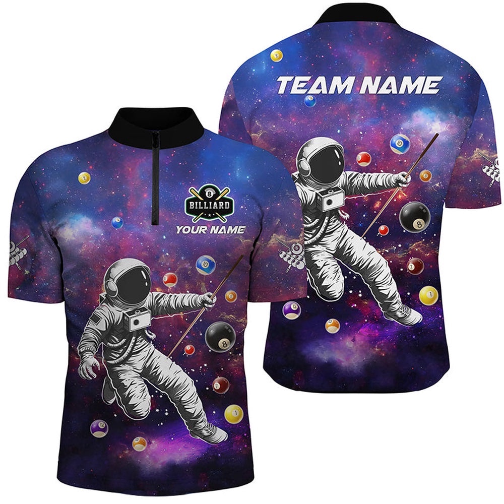 Galaxy Astronaut Billiard Balls 3D Printed Shirt Custom Funny Billiard Apparel, Personalized Billiard Team Jersey Shirt Galaxy Astronaut Billiard Balls 3D Printed Shirt Custom Funny Billiard Apparel, Personalized Billiard Team Jersey Shirt