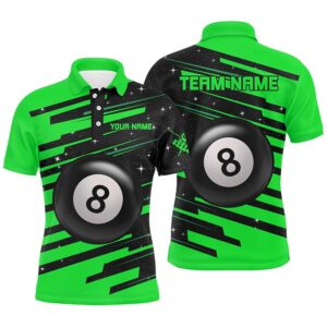 Green 8 Ball Pool Billiard Polo Polo&hellip;