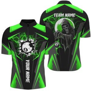 Green Billiard Grim Reaper Jersey Shirts Customized&hellip;