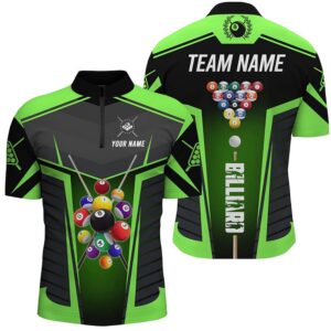 Green Jerseys Billiard Balls Jersey Shirts Custom&hellip;