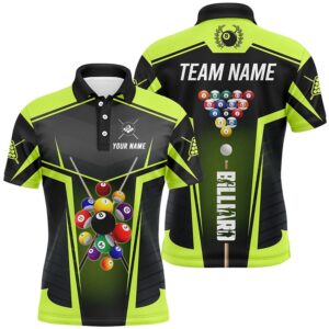 Green Neon Polo Billiard Balls Polo Shirts&hellip;