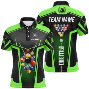 Green Polo Billiard Balls Polo Shirts Custom&hellip;