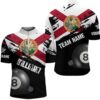 Grunge Funny 8 Ball Pool Crack Jersey & Jersey Shirts, Billiard Jerseys Apparel, Personalized Billiard Team Jersey Shirt