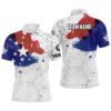 Grunge Texas Flag 3D Billiard Balls Polo Shirts Custom Patriotic Billiard Polo Attire, Personalized Billiard Polo Shirt