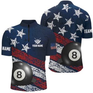 Grunge Us Flag 8 Ball Pool Jersey&hellip;