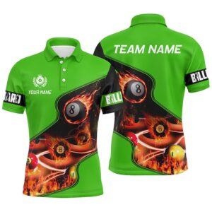 Master Billiard Balls Flame 3D Polo Shirts,&hellip;