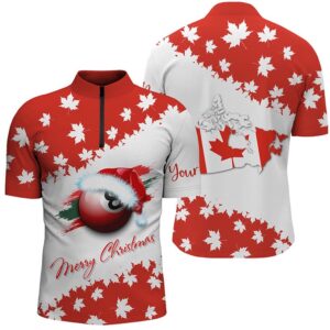 Merry Christmas 8 Ball Pool Canadian Flag&hellip;