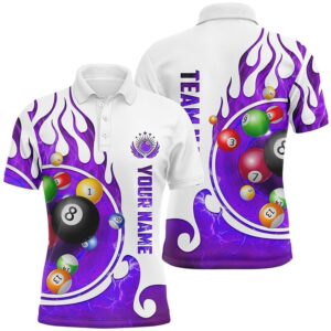 Name Billiard Fire Polo Shirts Custom Team&hellip;