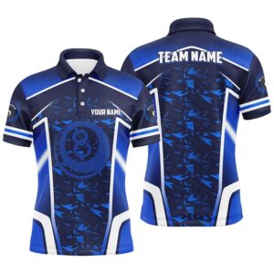 Name Blue 8 Ball Pool Abstract 3D&hellip;