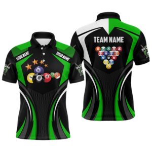 Name Green Billiard Polo Custom 3D Billiard&hellip;