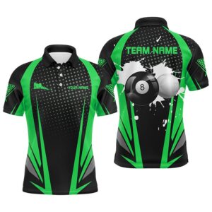 Paint Billiard Balls Black Green 3D Polo&hellip;