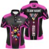 Pink Polo Billiard Balls Shirts Custom 3D Billiard Pool League Shirts, Personalized Billiard Polo Shirt Pink Polo Billiard Balls Shirts Custom 3D Billiard Pool League Shirts, Personalized Billiard Polo Shirt