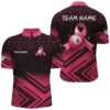 Pink Jerseys Billiard Balls Shirts Custom 3D Billiard Pool League Shirts, Personalized Billiard Team Jersey Shirt