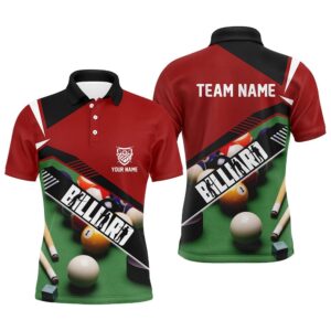 Pool Balls Billiard Red Green 3D Polo&hellip;