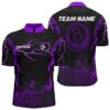 Purple 8 Ball Pool Billiard Jersey Custom Billiard Jersey Shirts Team League Billiard Shirts, Personalized Billiard Team Jersey Shirt