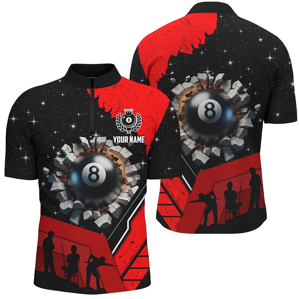 Purple Funny 8 Ball Pool Crack Jersey Shirts Custom Team League Billiard Jersey, Personalized Billiard Team Jersey Shirt Purple Funny 8 Ball Pool Crack Jersey Shirts Custom Team League Billiard Jersey, Personalized Billiard Team Jersey Shirt