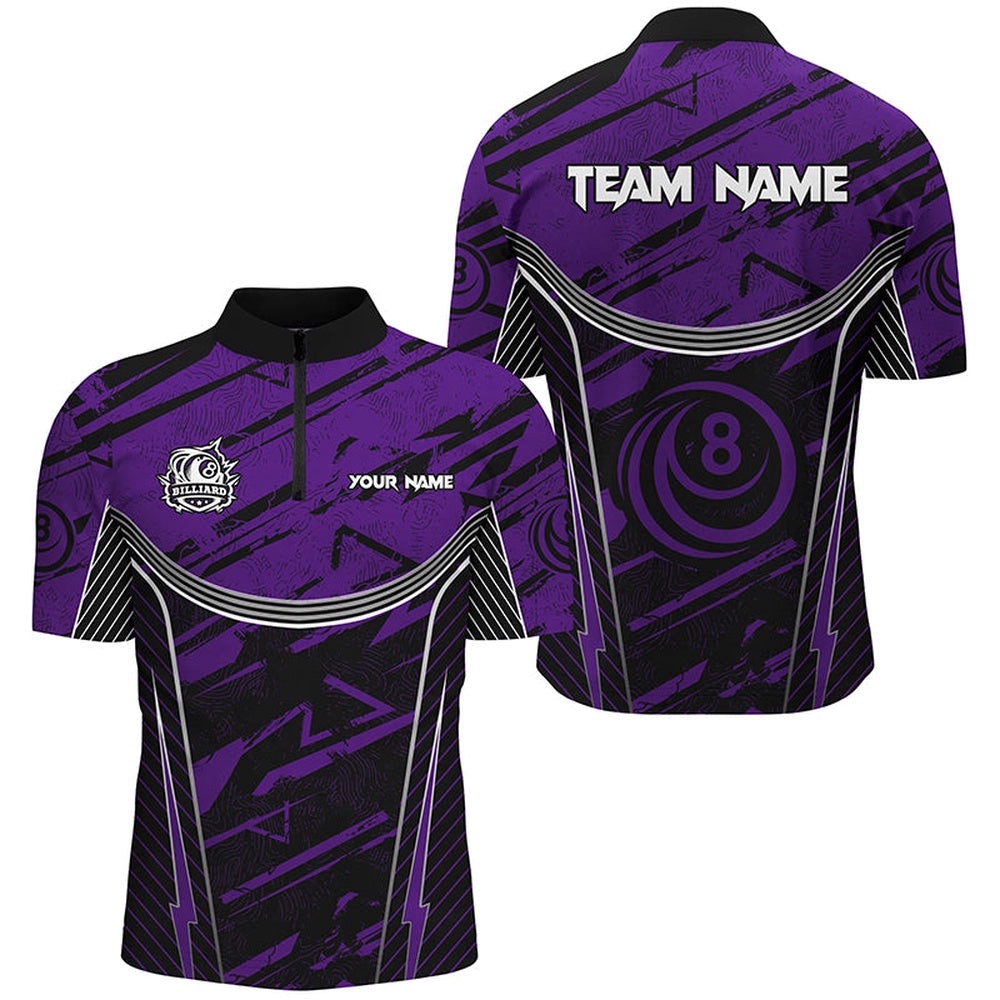 Purple Grunge Billiard Shirts Custom Billiards Ball 8 Jerseys Team Shirts, Personalized Billiard Team Jersey Shirt Purple Grunge Billiard Shirts Custom Billiards Ball 8 Jerseys Team Shirts, Personalized Billiard Team Jersey Shirt