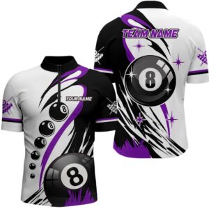 Purple Jerseys Billiard 8 Ball Pool Jersey&hellip;