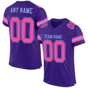 Purple Pink Light Blue Mesh Authentic Football&hellip;