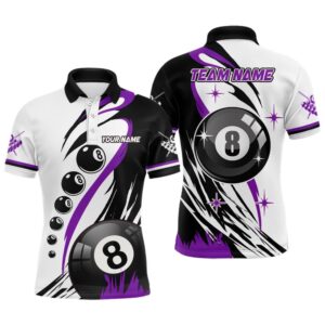 Purple Polo Billiard 8 Ball Pool Polo&hellip;