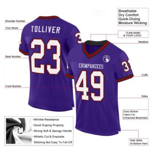 Purple Red Black Mesh Authentic Throwback Football Jersey Personalized Football Jersey Football Team Jersey Football Outfits 2 pjibnc.jpg